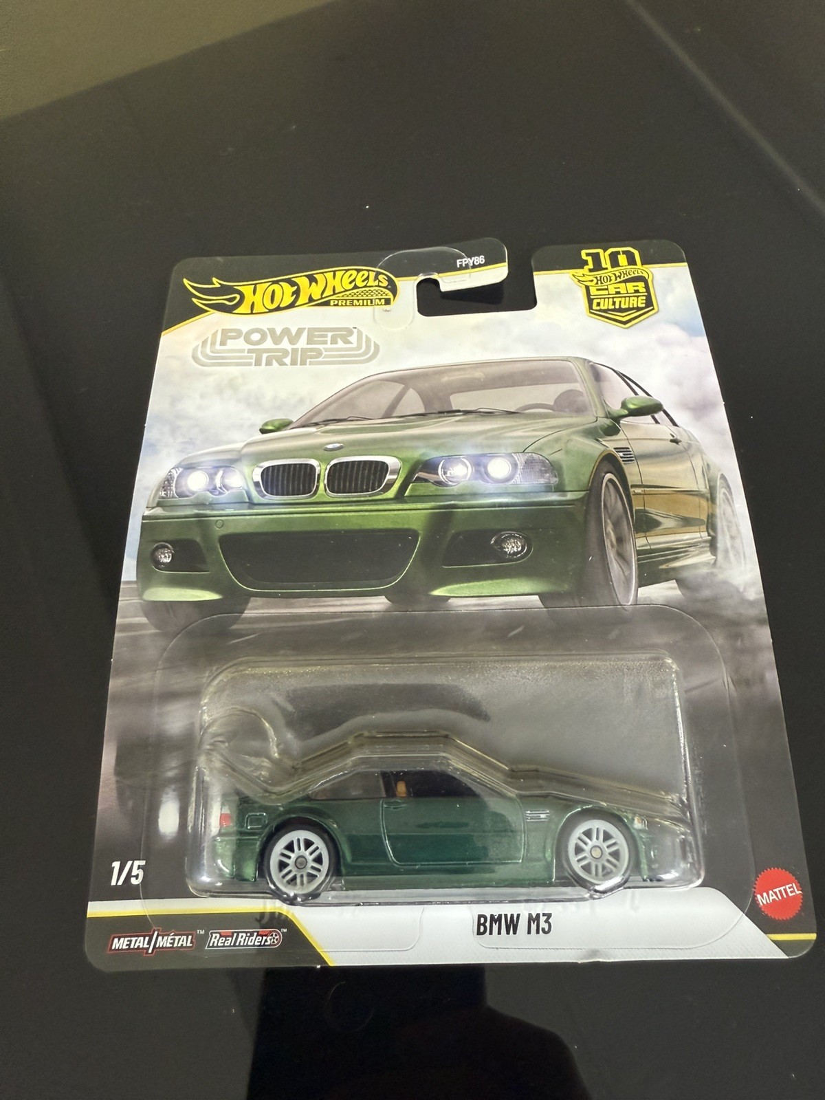 Hot Wheels BMW M3 E46 Green Power Trip FPY86-961 R 1/64 Lot Of 2