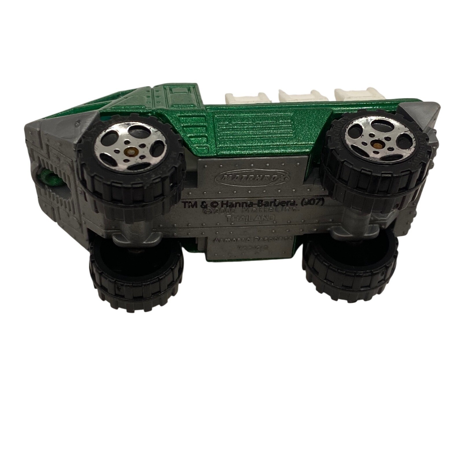 VTG Matchbox Armored Response Vehicle 2000 Hanna-Barbera Metallic Green Diecast