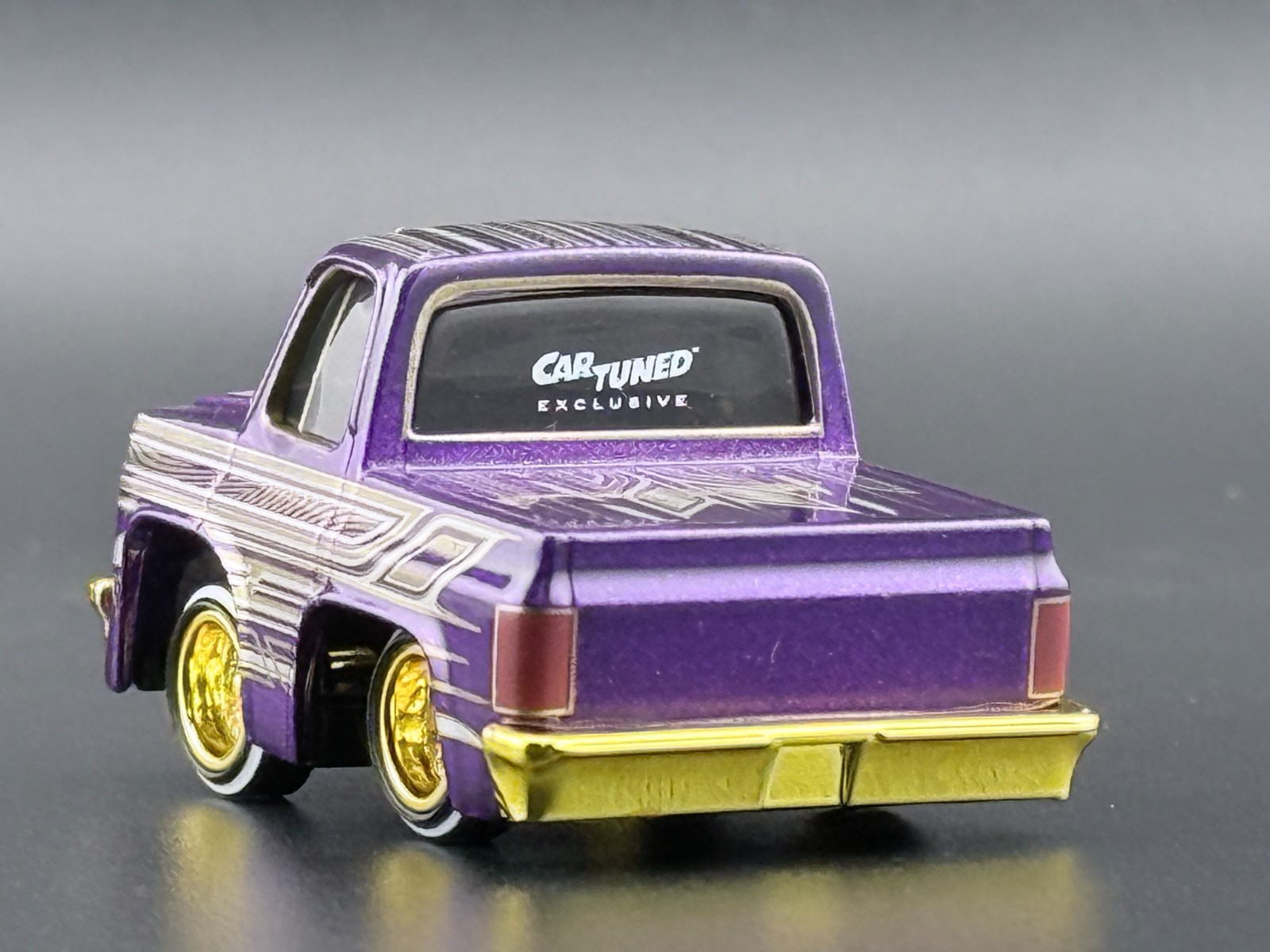 CarTuned 1987 Chevrolet C10 (Lowriders) Purple #06 Mijo Exclusive Series 1 1/64