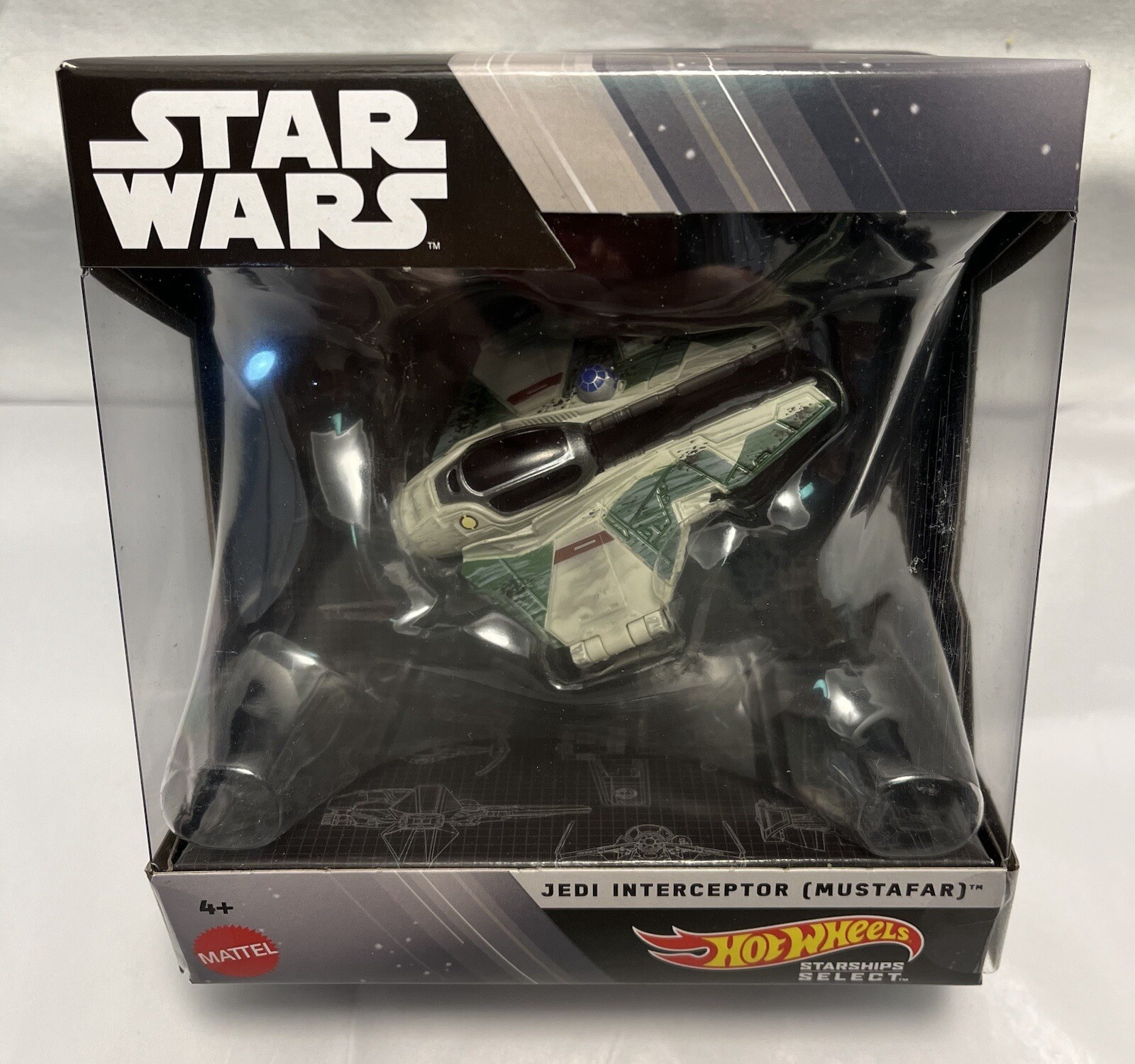 Hot Wheels – Star Wars Starships Select – Factory Sealed 3 Pack – #1/1, 12, 20