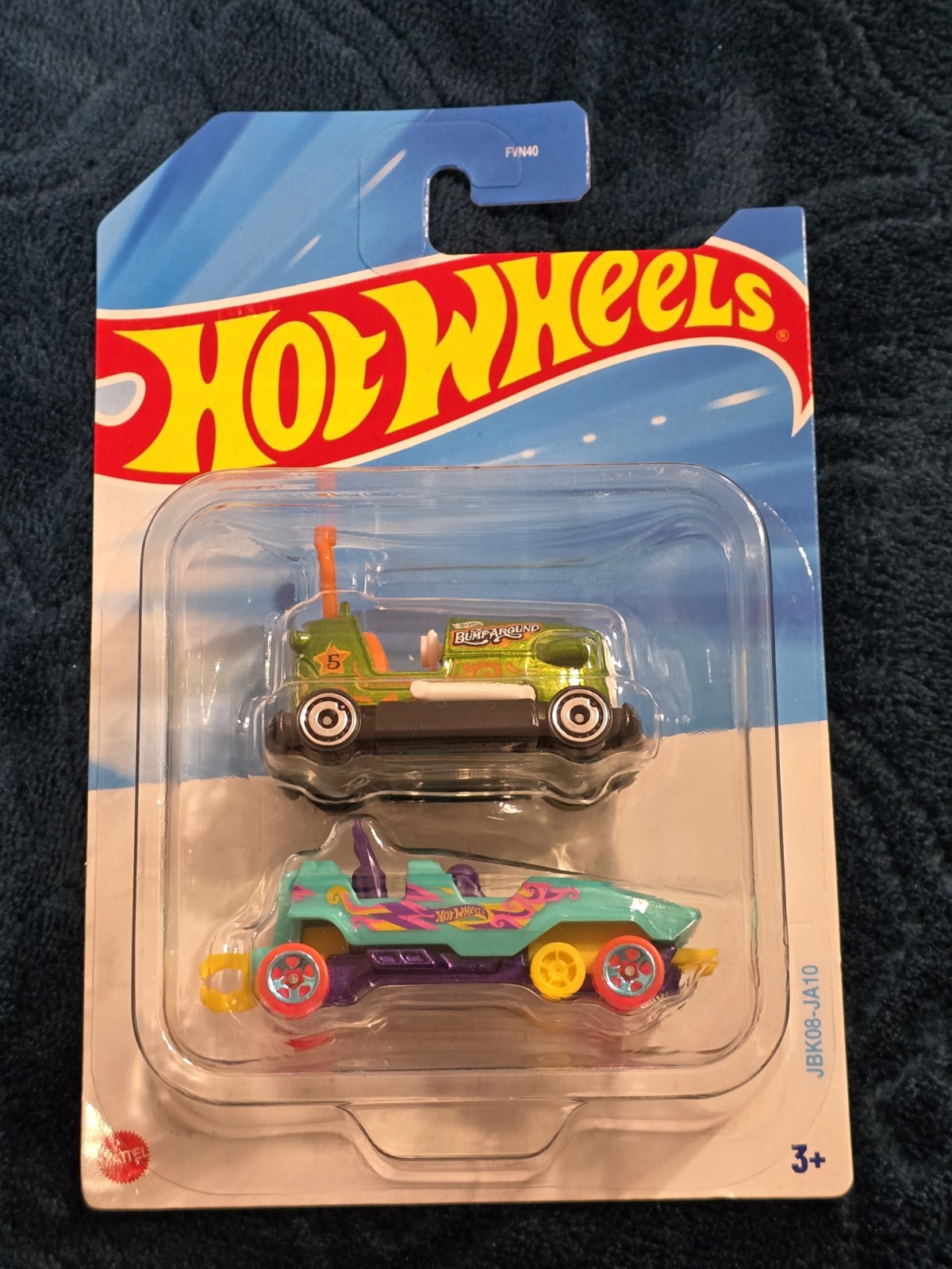 2025 Hot Wheels (2) Pack ( Roller Coaster Rides) Decent Card , ( hard to find)