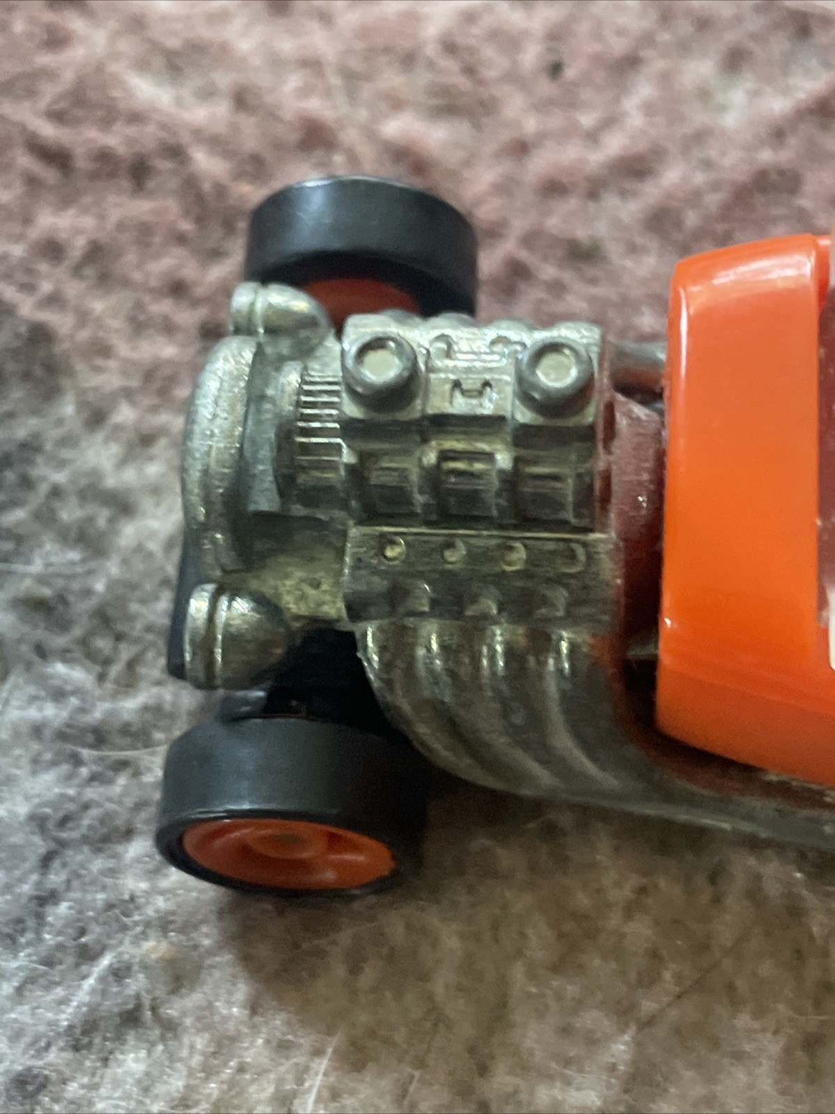 Hot Wheels 1993 Orange Ford Roadster Diecast Toy Car Hot Rod Rat Rod Free Ship
