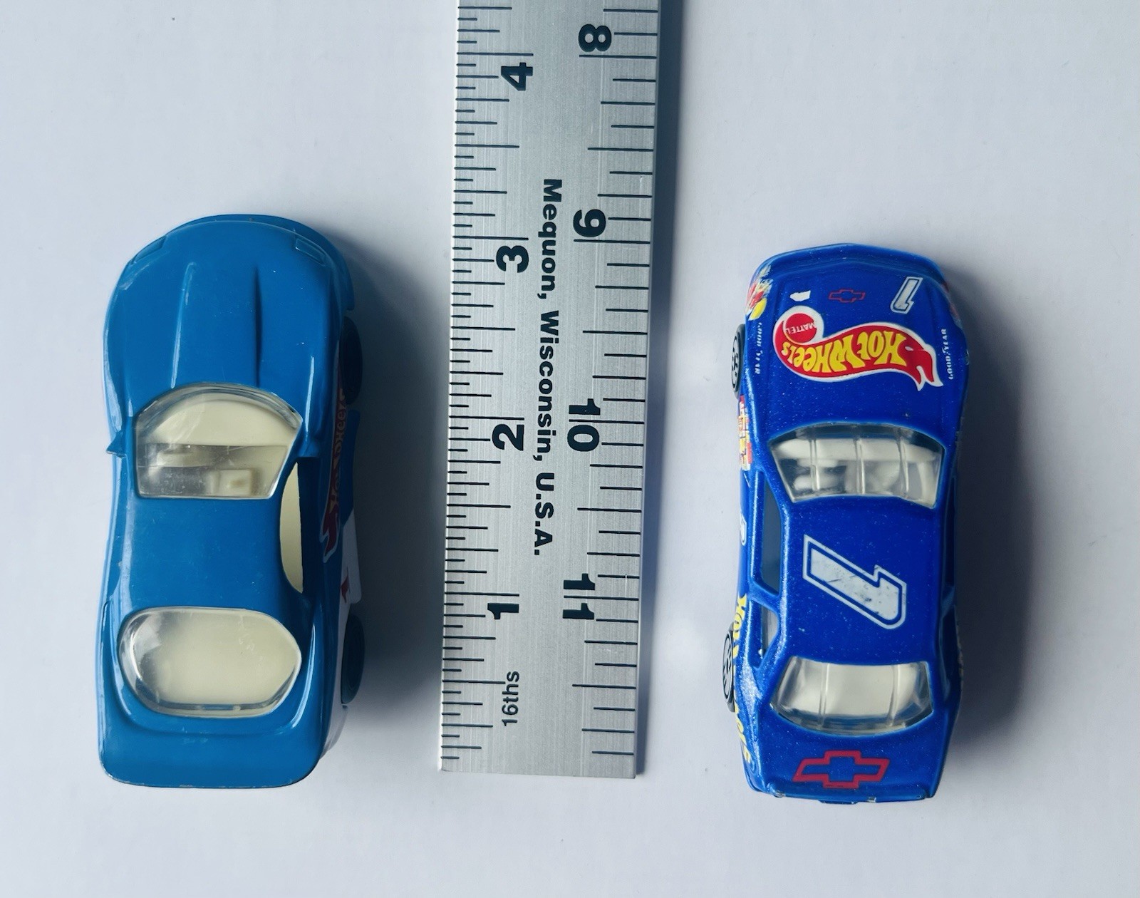 Vintage Hot Wheels 1991 & 1993 Chevrolet Camero & Lumina Race Team Diecast Cars