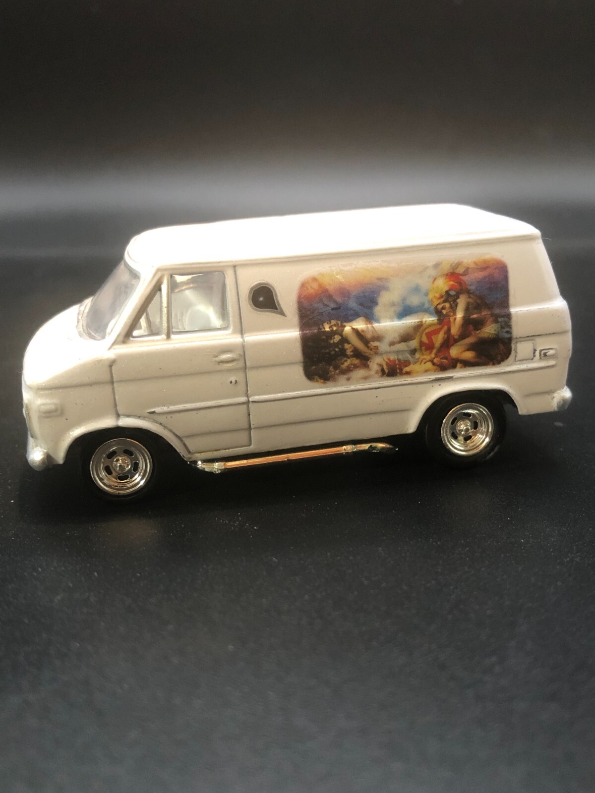Clear 1:64 Waterslide Decal Cheech and Chong Up In Smoke Lowrider Van