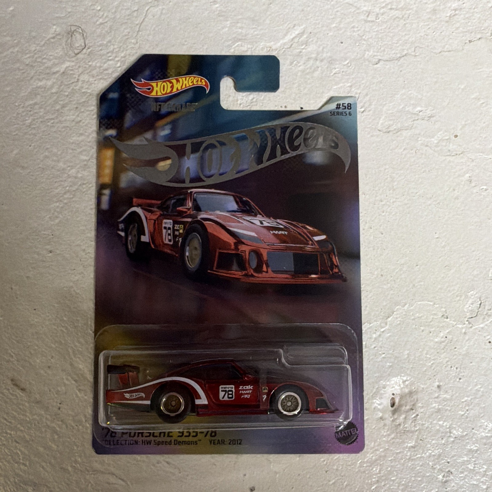 Hot Wheels Premium Series 6 NFTG Garage ‘78 Porsche 935-78- MINT- BOX INCLUDED