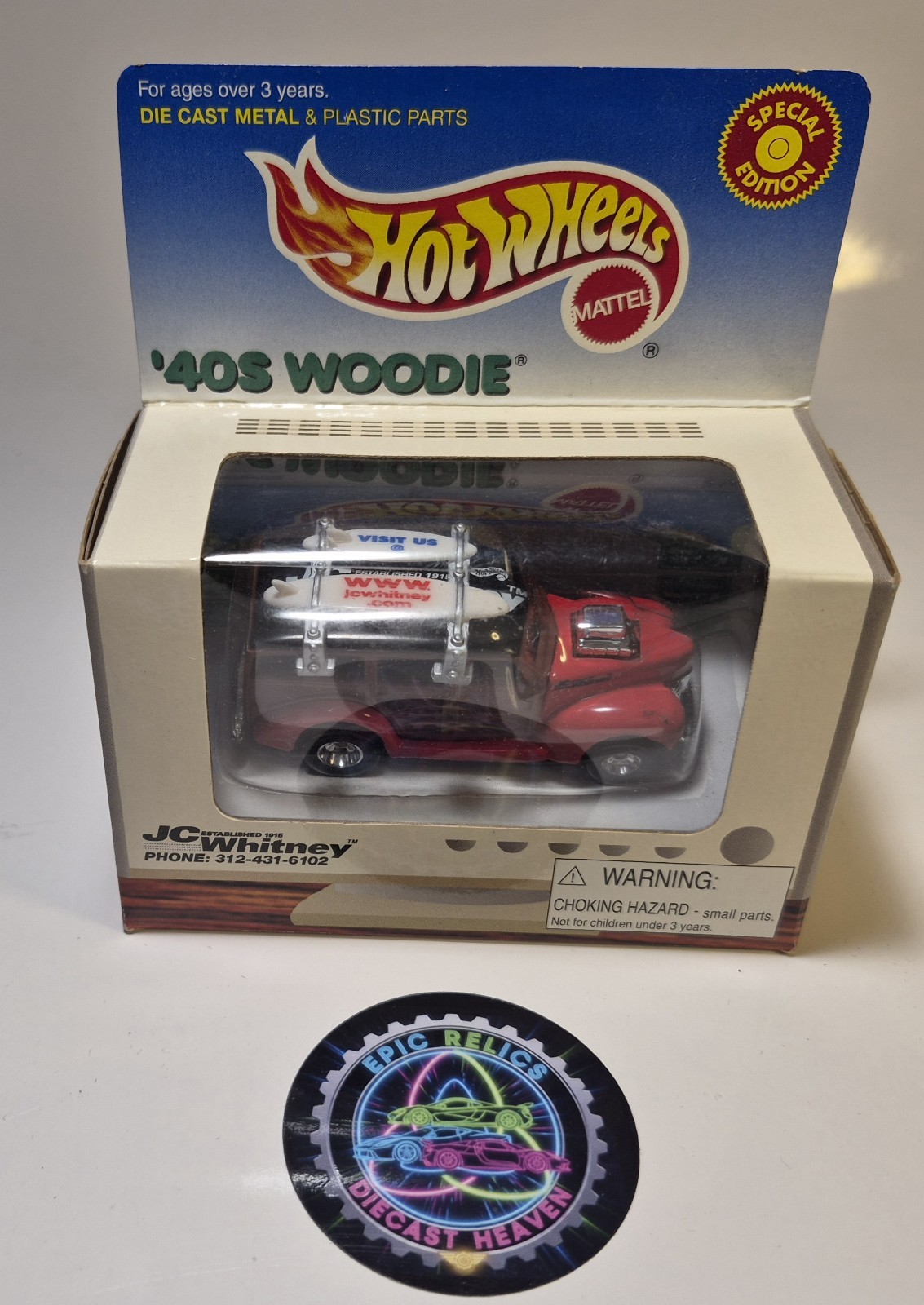 ✨️Hot Wheels Jc Whitney 40s Woody 1999 Limited Edition