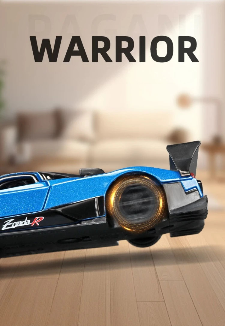 1:36 Diecast Pagani Zonda R Model Car Alloy Pull Back Toy Kids Gift