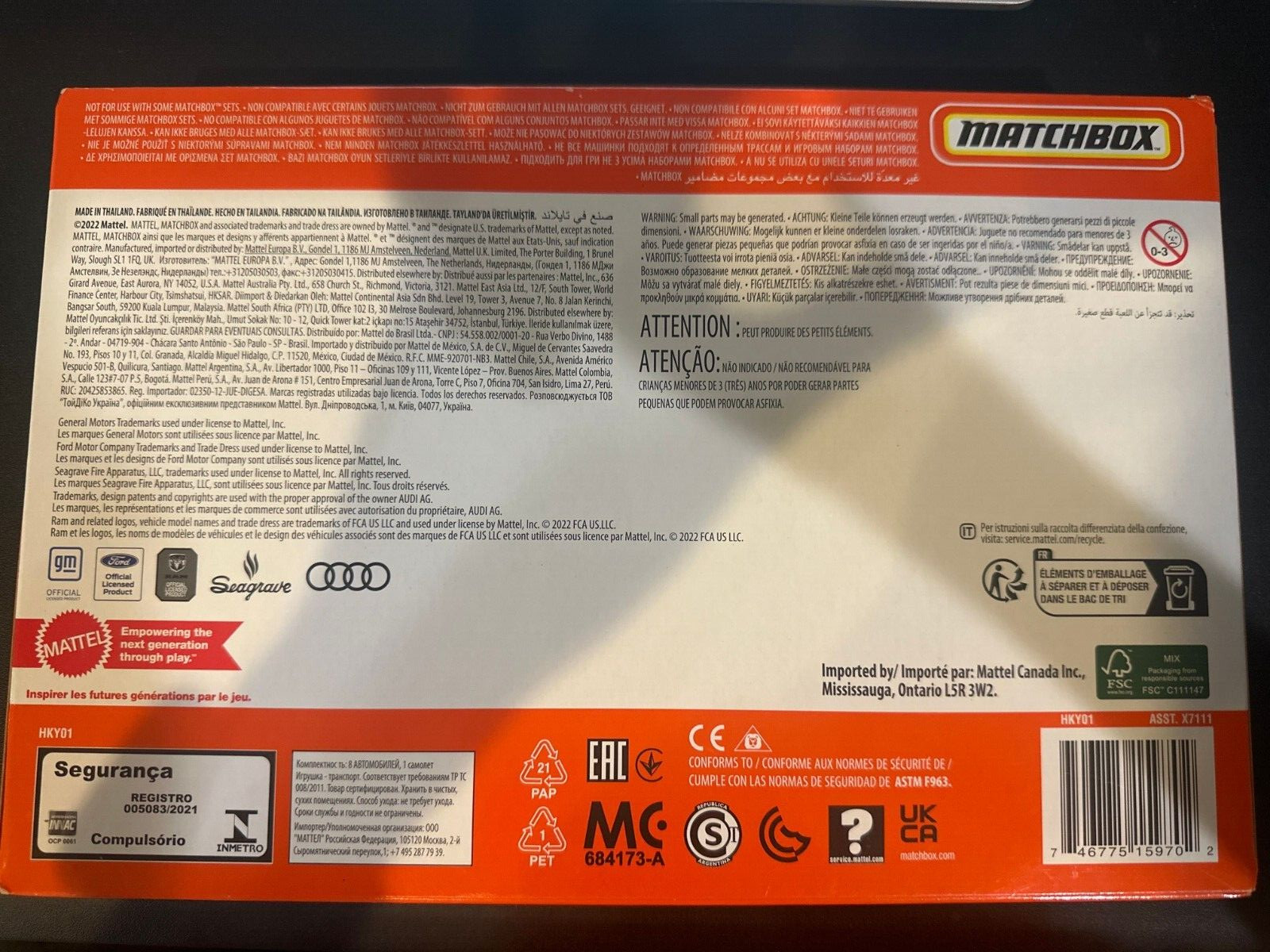 MATCHBOX 70 Years Set – 8 Cars, 1 Helicopter – NEW / SEALED