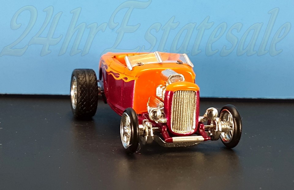 HOT WHEELS OIL CAN PINK TANGERINE 32 FORD HOT ROD 1/7K Loose 100% DETAIL☑️ITOUT!