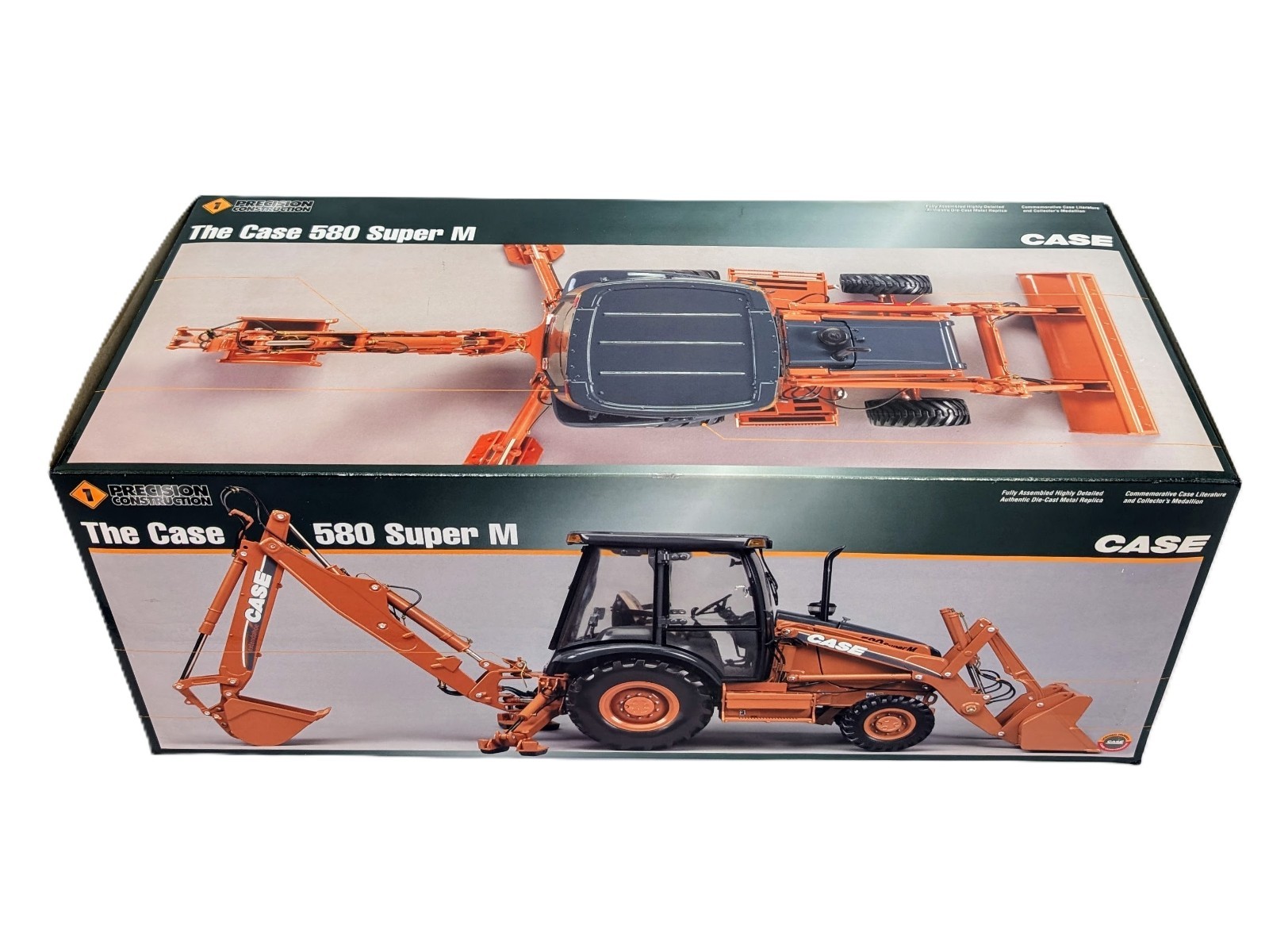 1/16 Case 580 Super M Backhoe, Precision Construction Series #1
