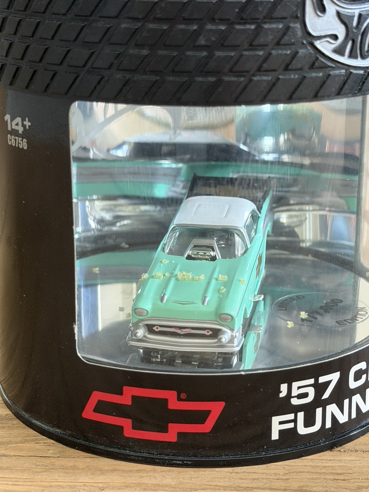 Hot Wheels Oil Can 57 Chevy Funny Car Racing Series