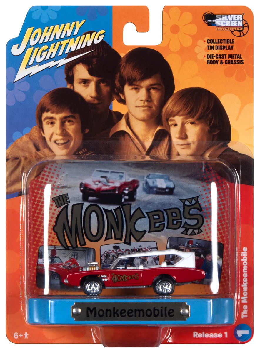 Johnny Lightning Silver Screen The Monkees Monkeemobile 1:64 Diecast Car JLDR018