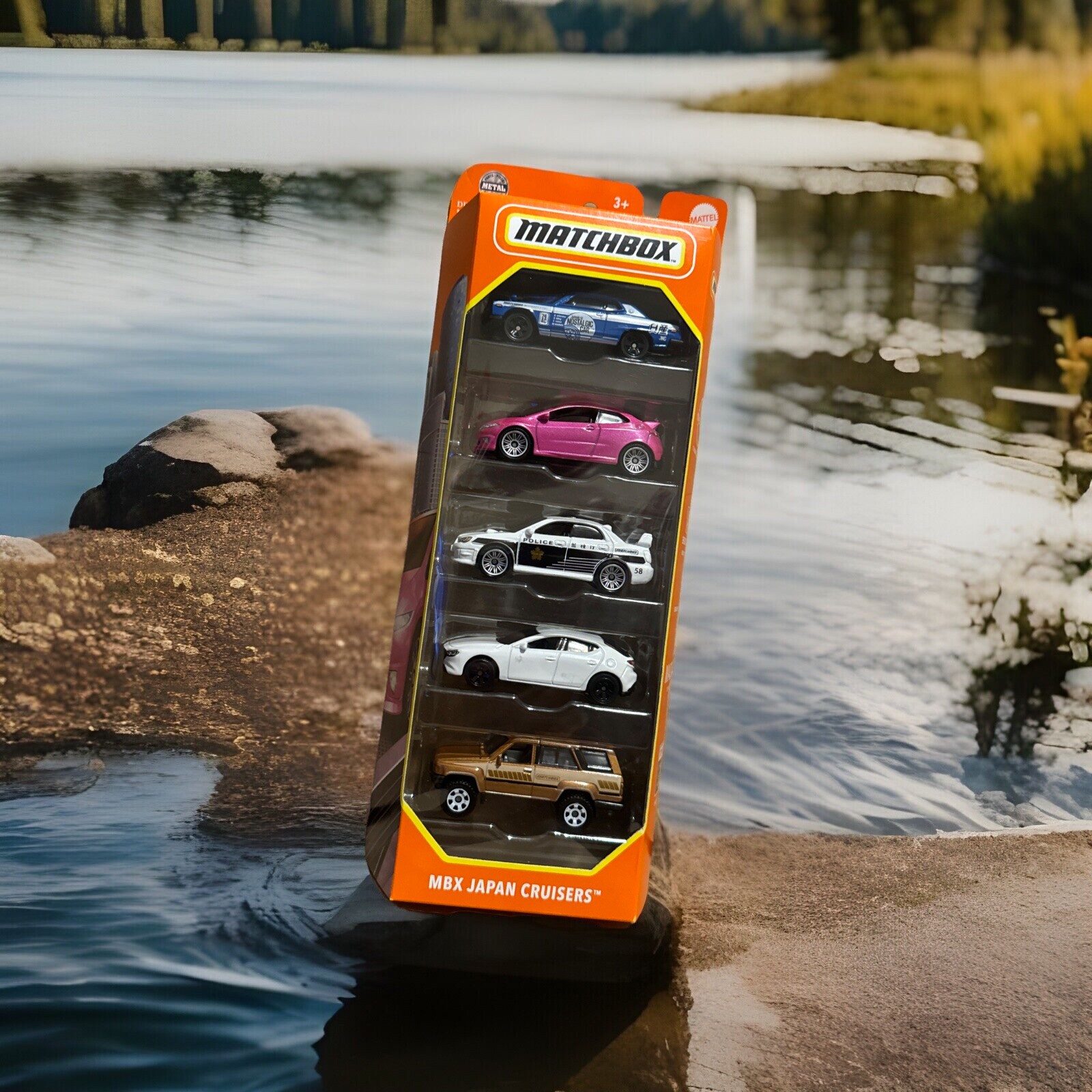 🥵Matchbox MBX Japan Cruisers SET 5-Civic-Impreza-4 Runner-SKYLINE👉🏽HOT PACK🔥