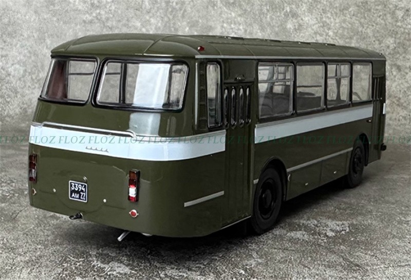 DEMPRICE Russian 695 Bus green 1:43 Bus Pre-built Model