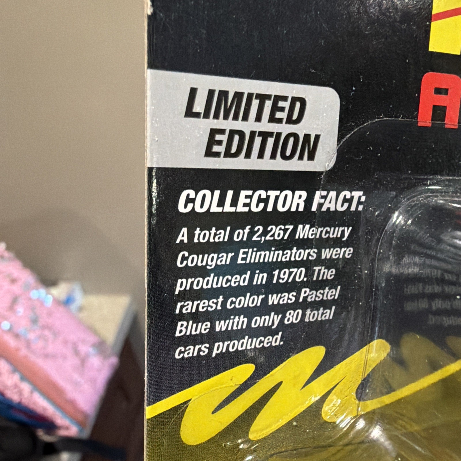 1970🔥Mercury🔥Cougar🔥Eliminator With Tin Storage Mecum Auctions 1/64 Diecast