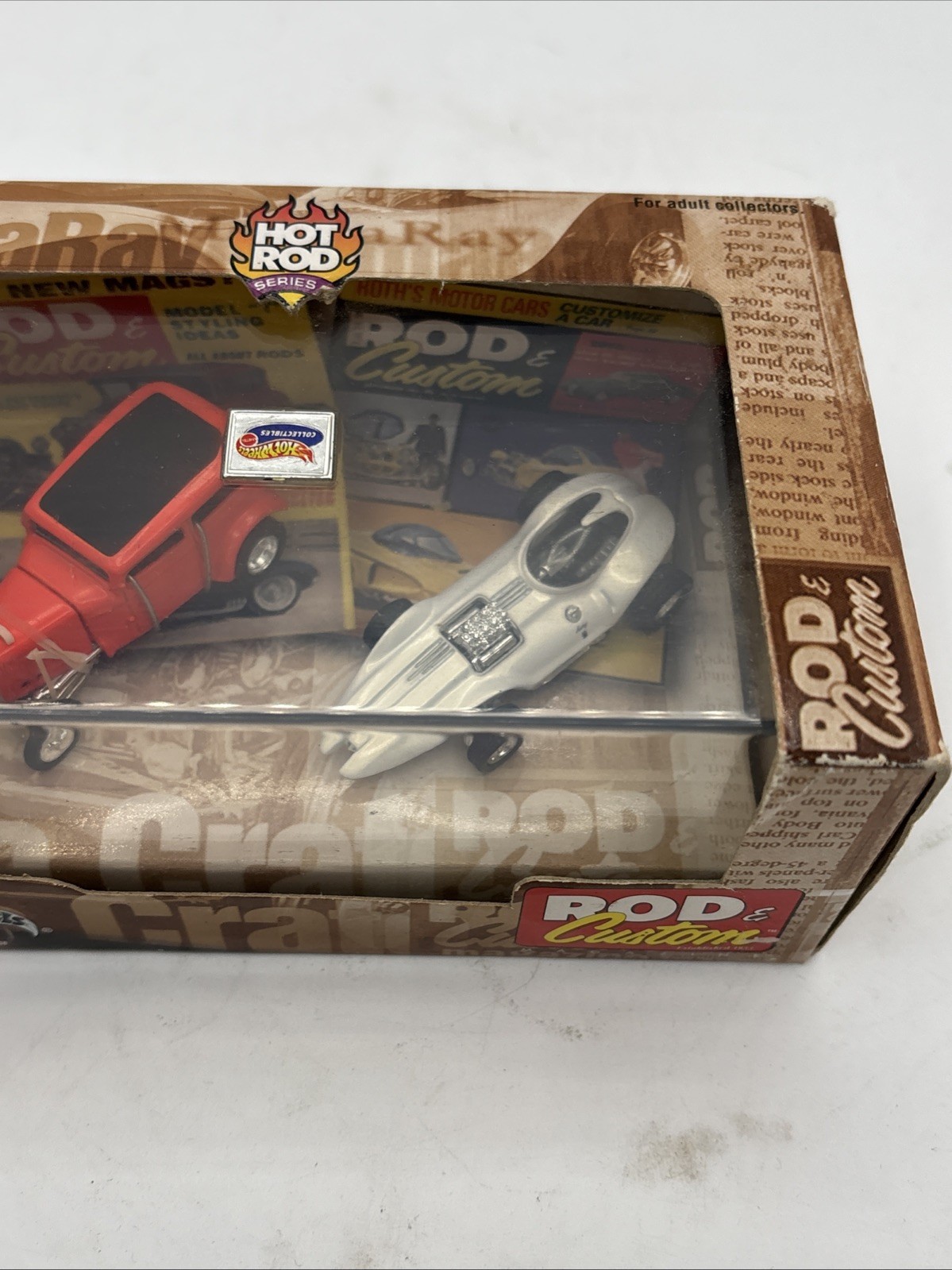 Hot Wheels 2-Car Set Rod & Custom Magazine Hot Rod Series #6 Diecast 1:64 DC1