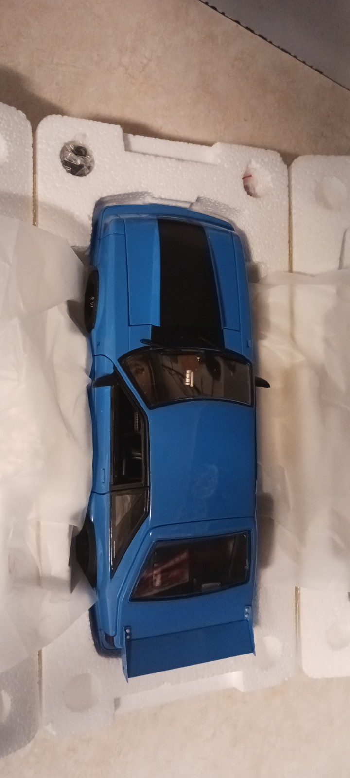 1 18 GMP 1320 Drag Mustang Blue