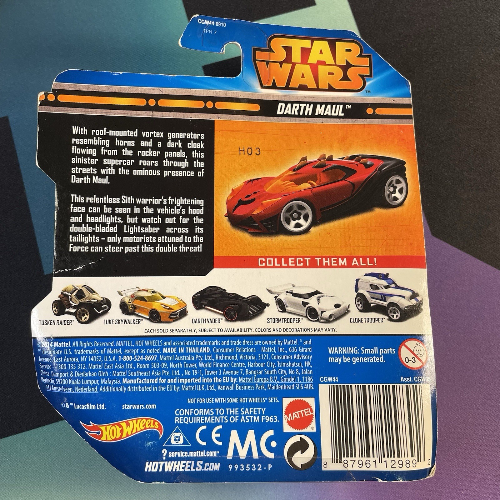 Mattel Hot Wheels Star Wars Character Cars/Carships 6 Pack Lot *Read Description
