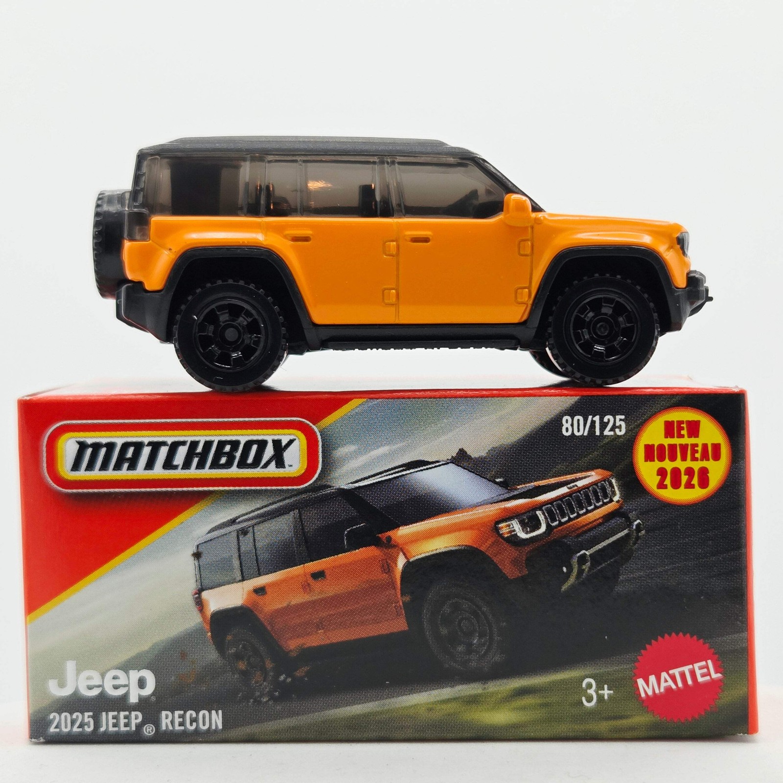 Matchbox ’25 Jeep Recon (2026 Mix 7 H Basic – Power Grabs)