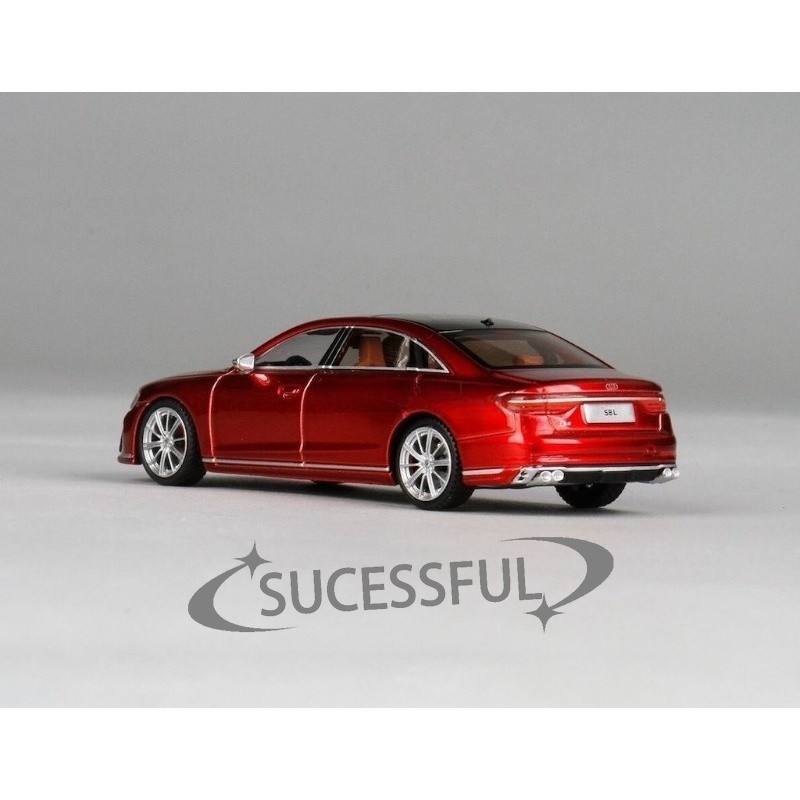 1/64 JKM Red S8 L D5 Detailed Luxury Sport Sedan Diecast Collectible
