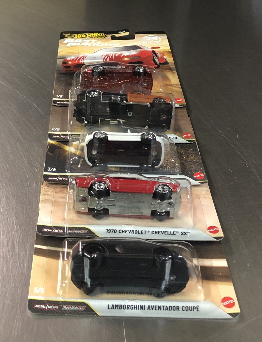 2026 HOT WHEELS 25 YEARS OF FAST & FURIOUS ( SET OF 5 ) CHEVELLE SS LAMBORGHINI