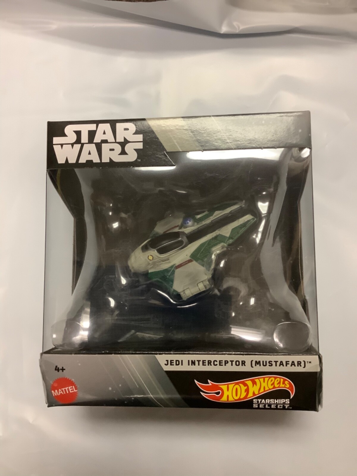 Jedi Interceptor Mustafar Hot Wheels 2022 Star Wars Starships Select #1 1:64 New