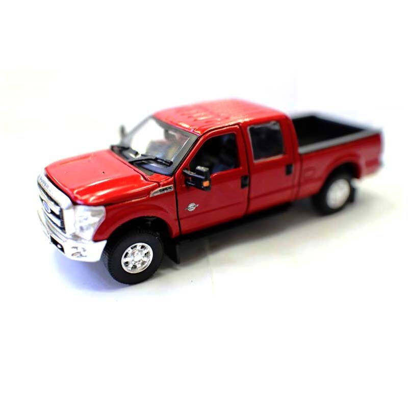 Metal 1/64 Scale Ford F250 Pickup Truck Double Seat Diecast Alloy Toy Model Gift