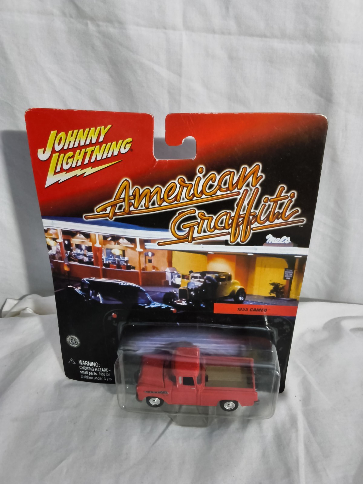 Johnny Lightning American Graffiti Red 1955 Cameo 1:64, New