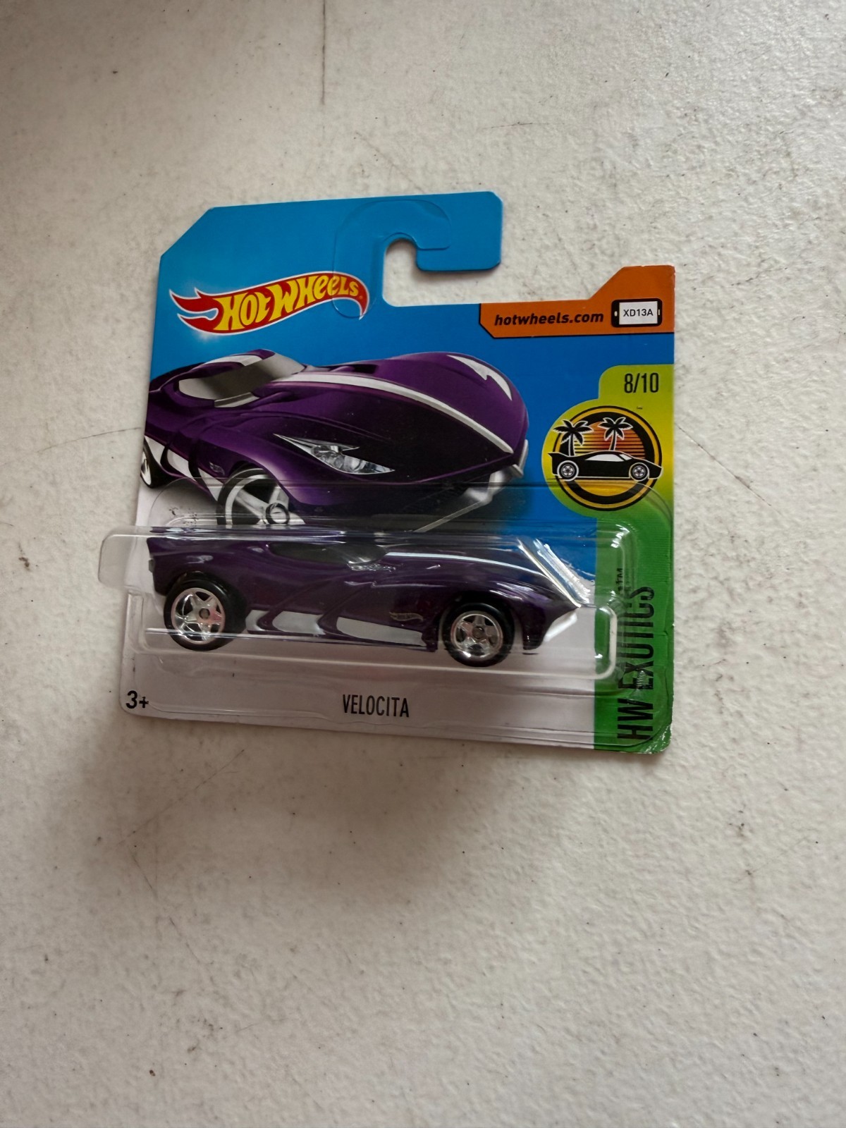 Hot Wheels HW Exotics Velocita STH Short Card HTF CC2