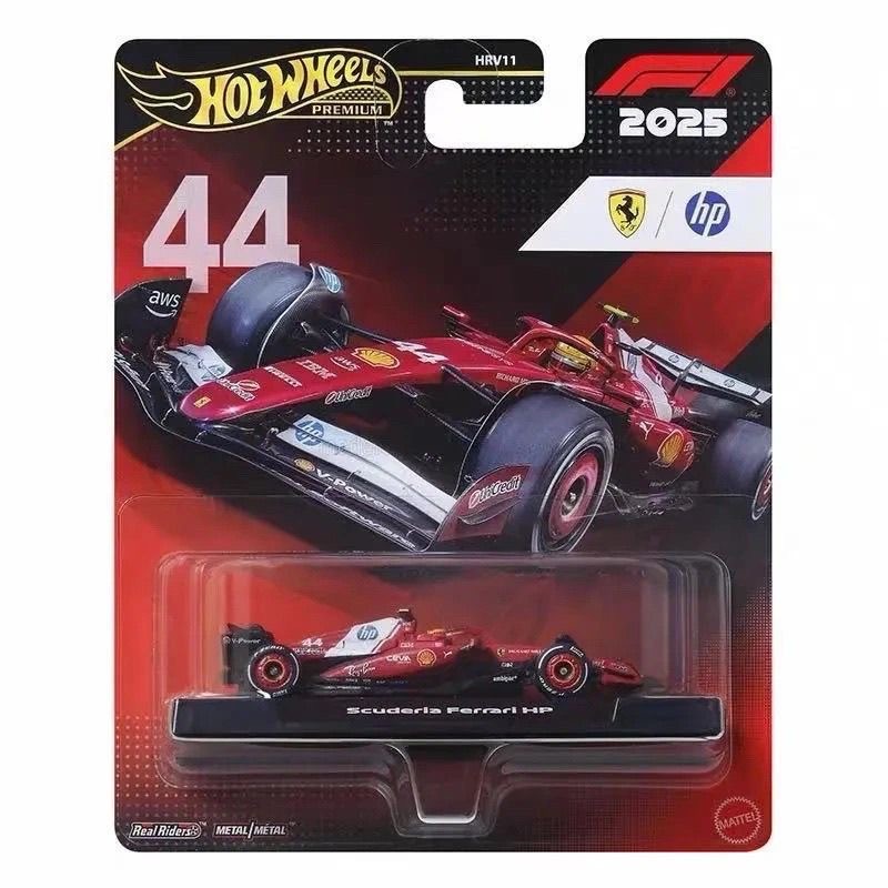 Hot Wheels Premium 1:64 Ferrari F1 Lewis Hamilton 44 Car HRV11 Mattel In Stock
