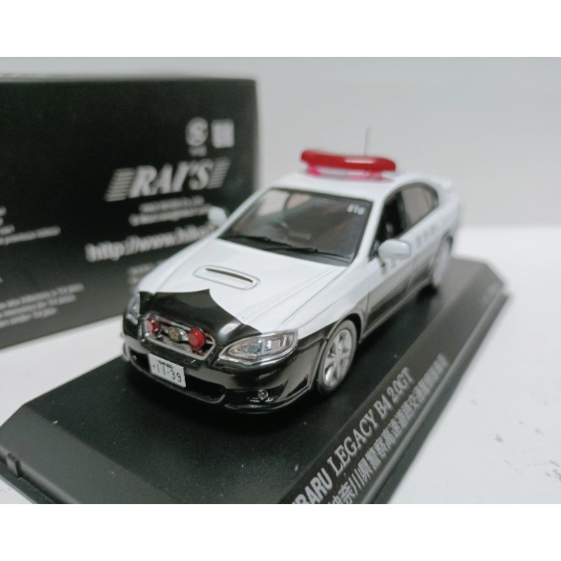 Rai’s 1:43 Subaru Legacy B4 2.0GT 2007 Police Limited Edition Collectible Car