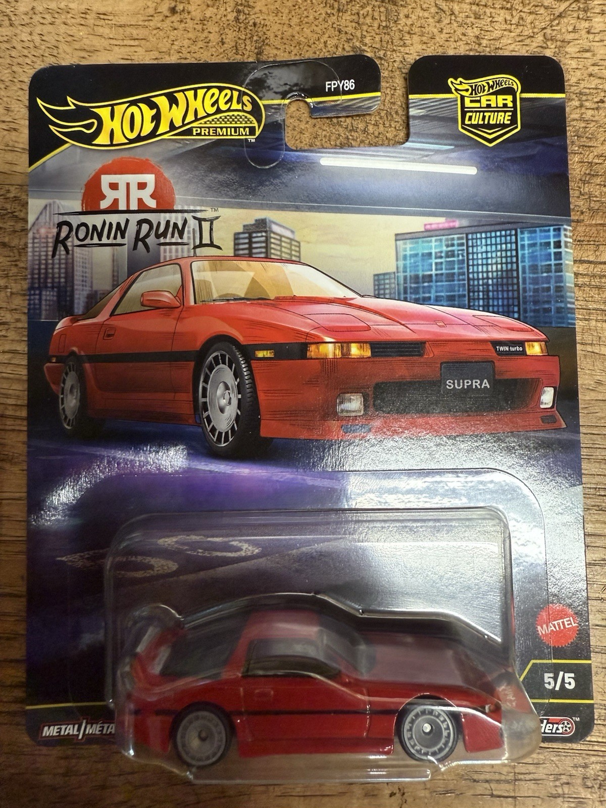 Hot Wheels 2025 Car Culture “Ronin Run II” M Case FPY86-961M Factory Case