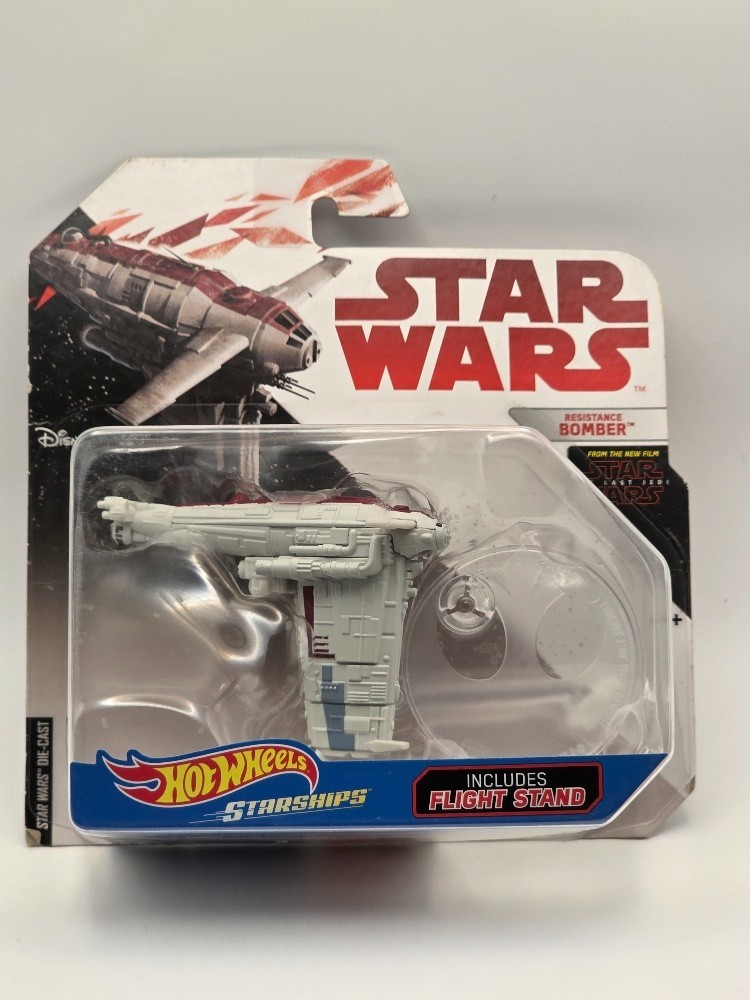 2017 Hot Wheels Star Wars Starships Resistance Bomber (LOT 197)