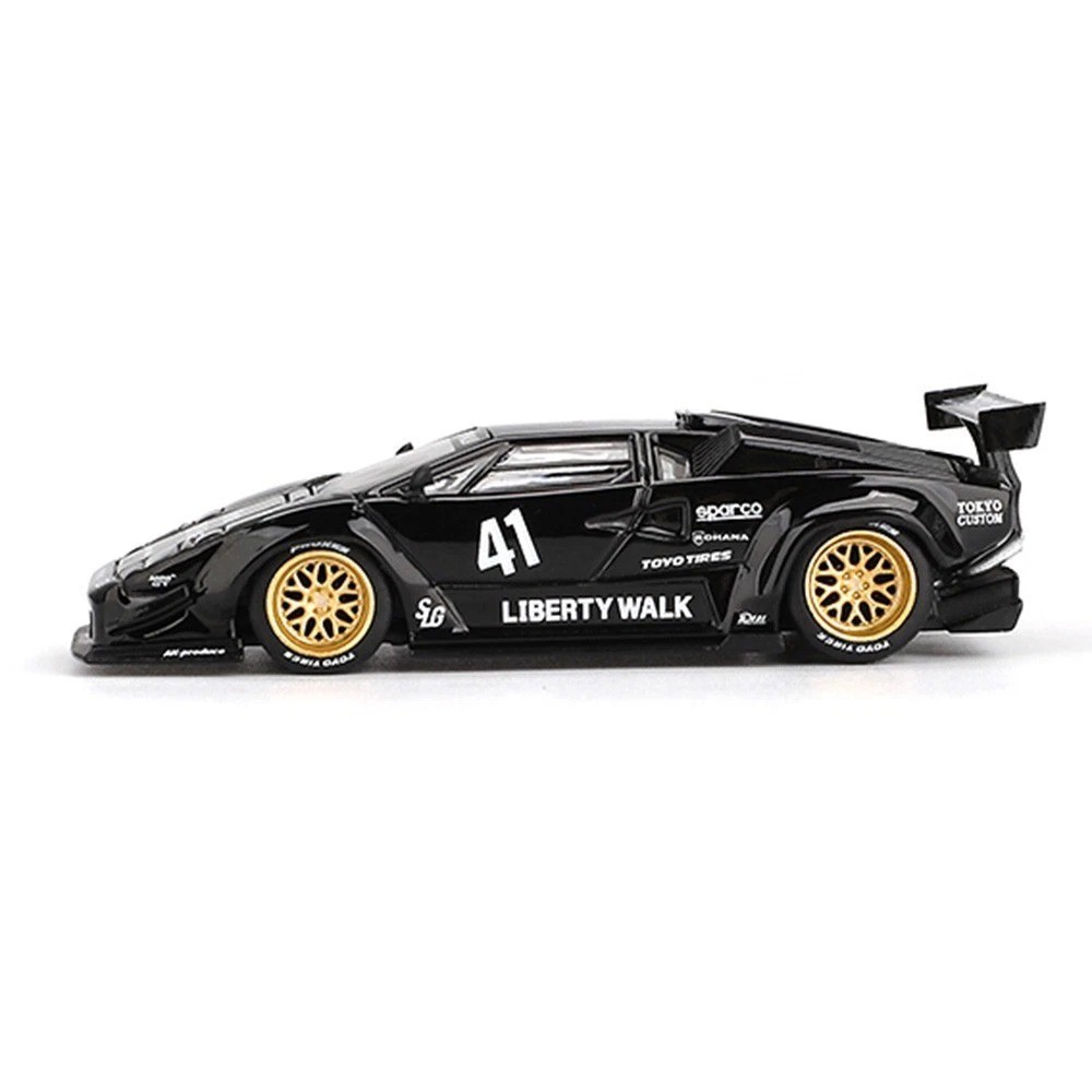 MINI GT #1081 – BLACK – LAMBORGHINI COUNTACH LB-WORKS LIBERTY WALK