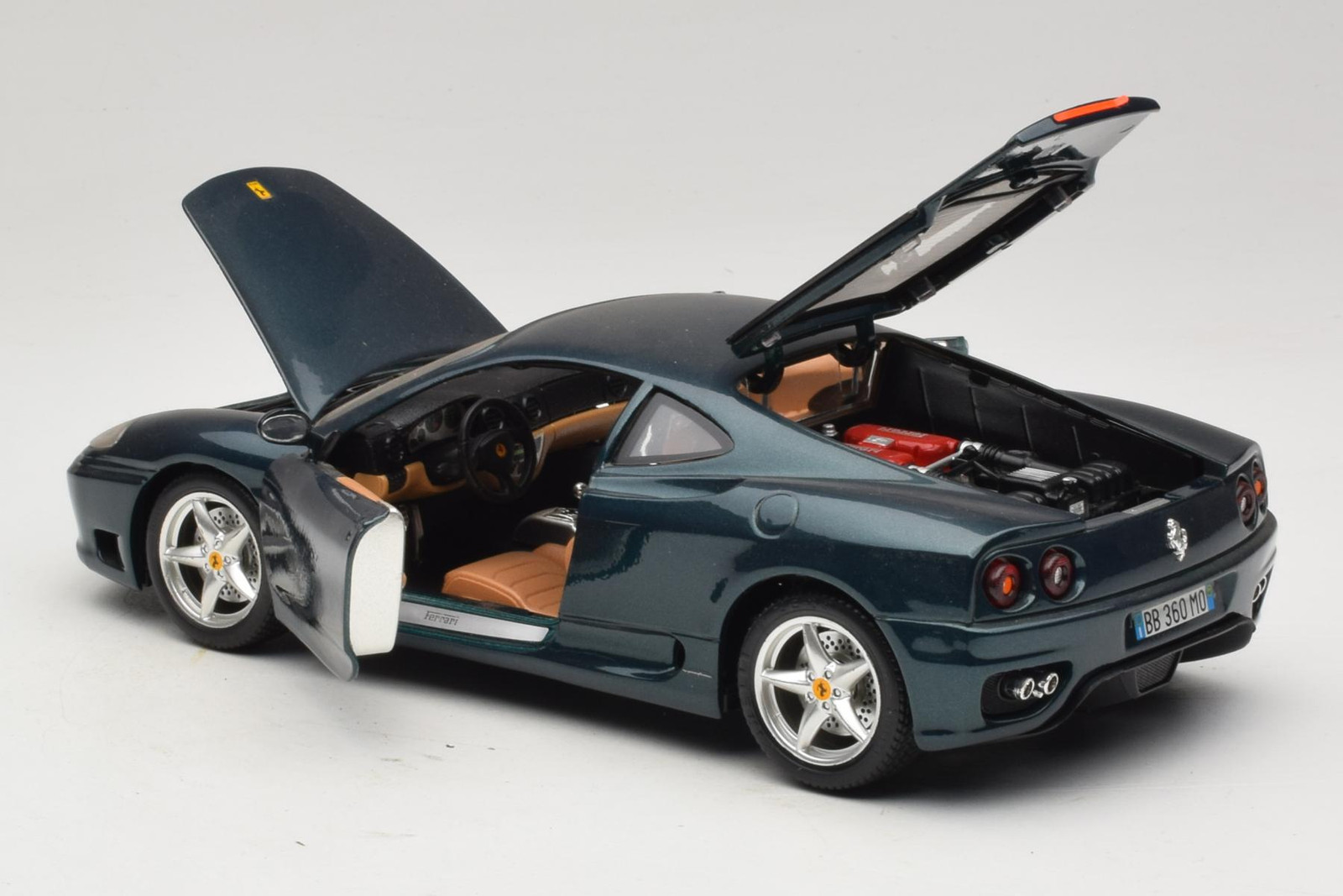3358-G2 Ferrari 360 Modena Dark Green Metallic BBurago 1/18