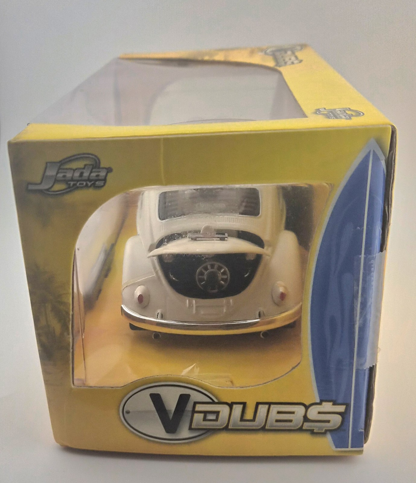 Jada Toys VDUBS 1959 Volkswagen Beetle 1:24 Silver Diecast Metal Unopened