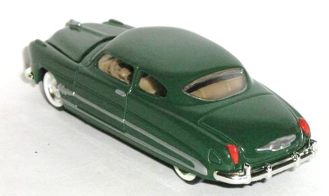 1/64 = 1951 51 HUDSON HORNET / Hood Open = Rubber Tire Diecast Car FREE SHIPPING