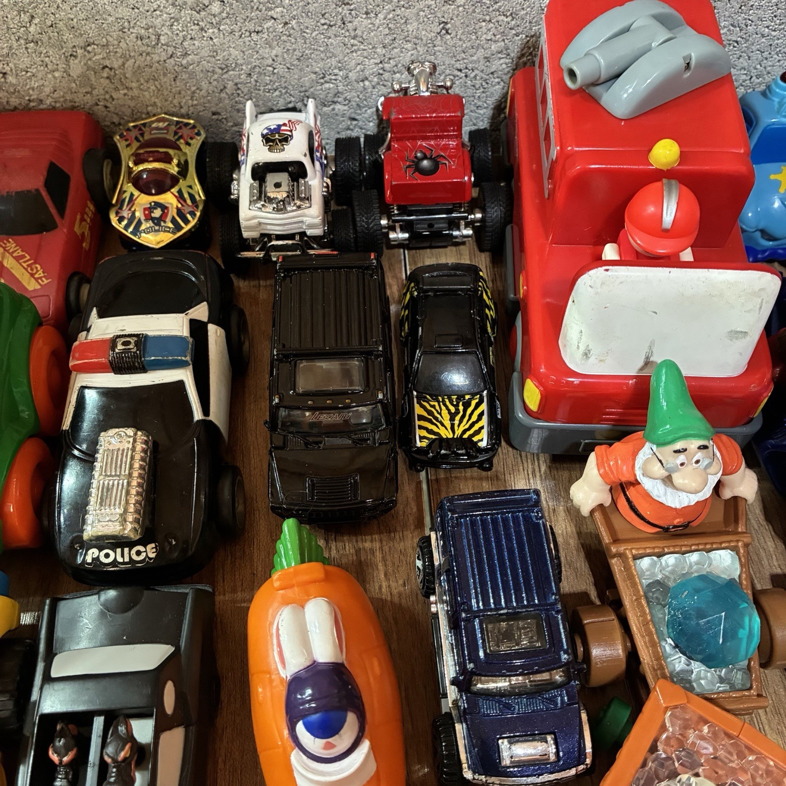 Toy Car Lot Including A Bunch Of Different Variety As Seen In Photos !!