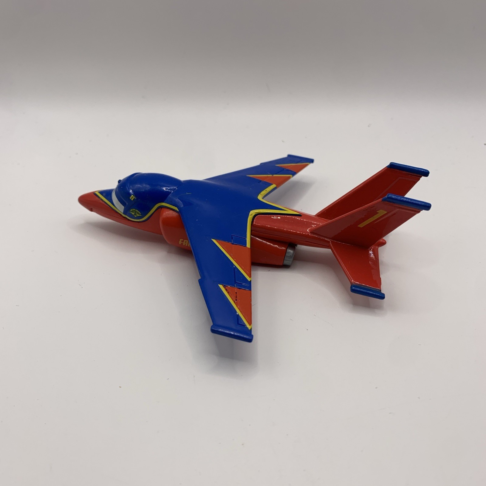 Disney Pixar Cars Falcon Hawk 1 Take Flight Jet Blue Red