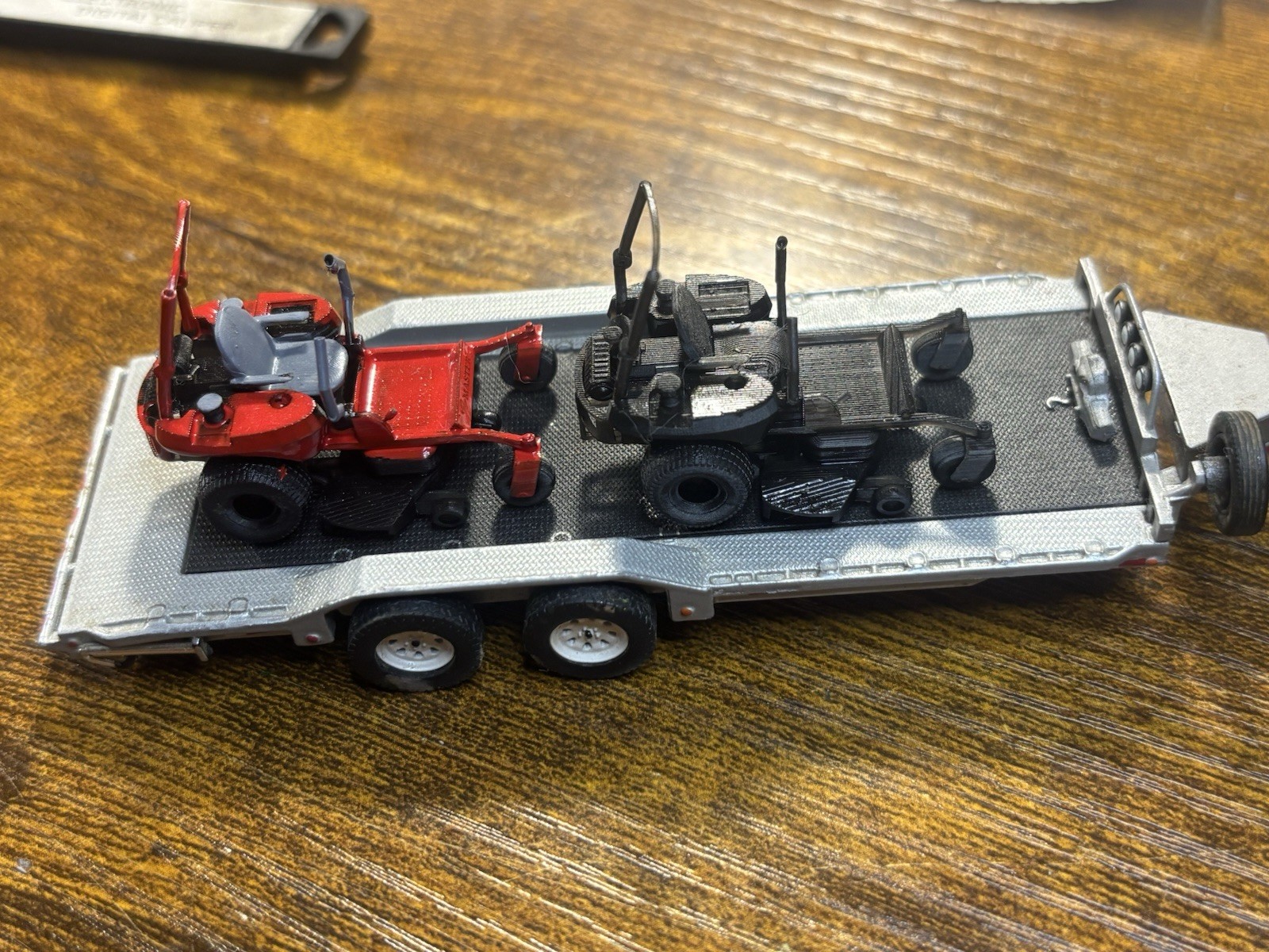 1/64 Scale 3D Printed Zero Turn Lawn Mower For Farm Diecast Diorama Greenlight
