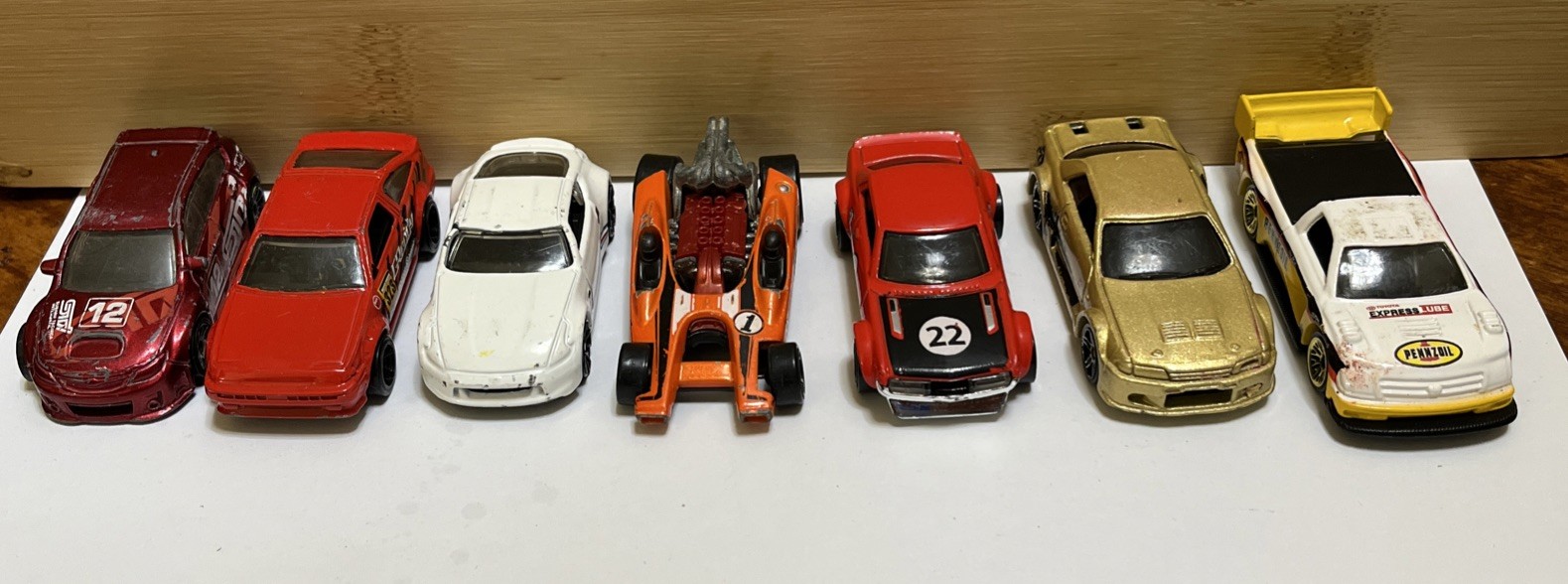 Hot Wheels Japanese Cars Lot Of 7 – Honda, Toyota, Subaru, Nissan, Corolla