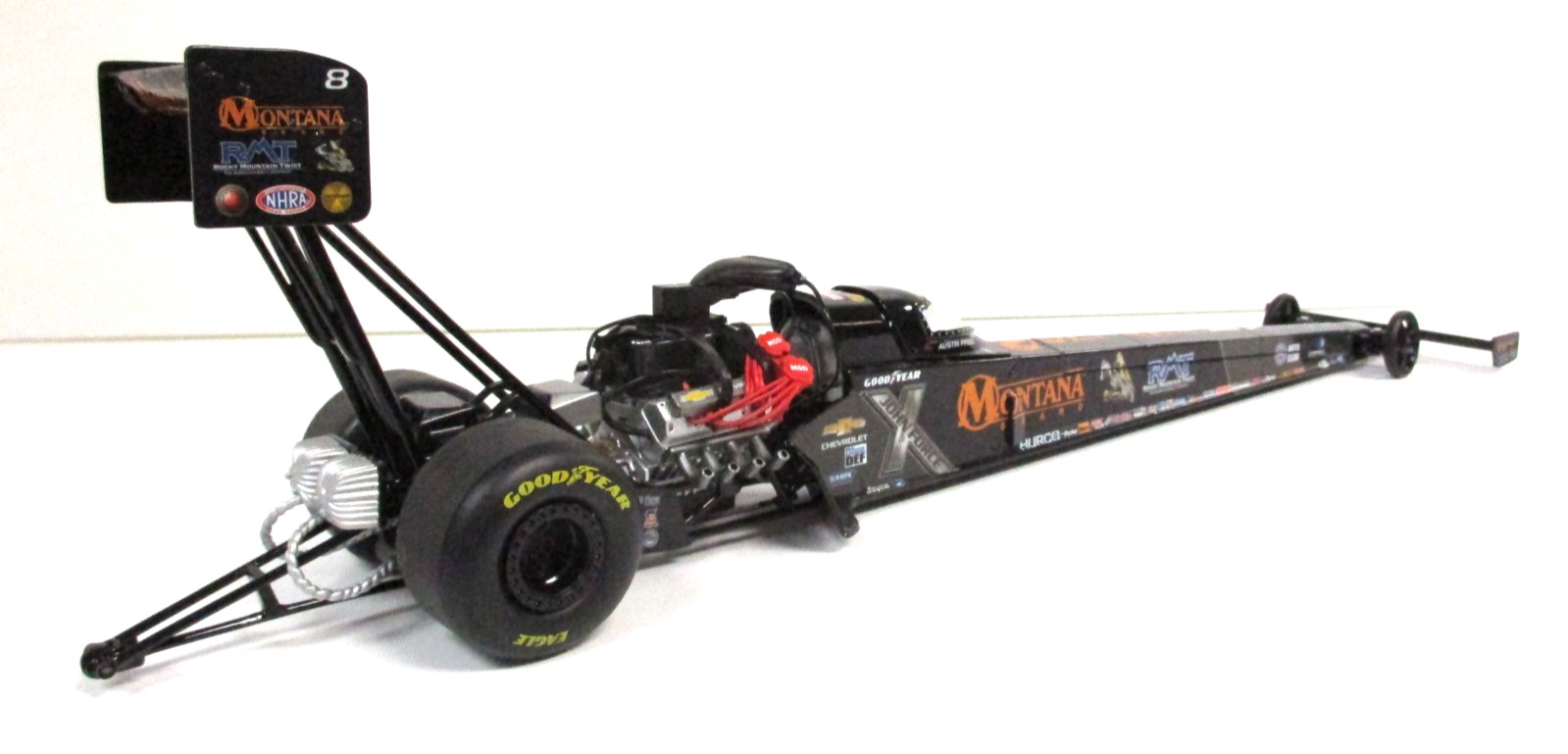RC2 AUTO WORLD AUTOGRAPHED AUSTIN PROCK MONTANA BRAND 2020 TOP FUEL DRAGSTER