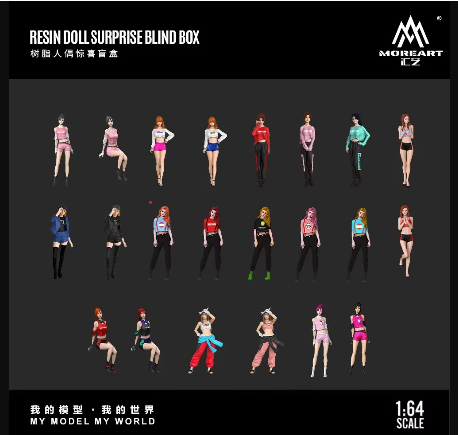 More Art 1:64 Resin Figure Mystery Box