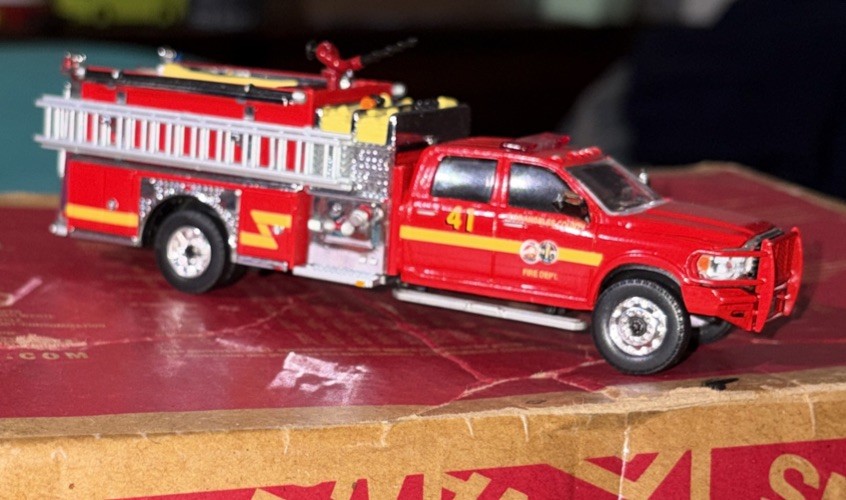 Kitbash Ram 5500 LAcFD Los Angeles County Fire Department Brush Patrol Truck 41