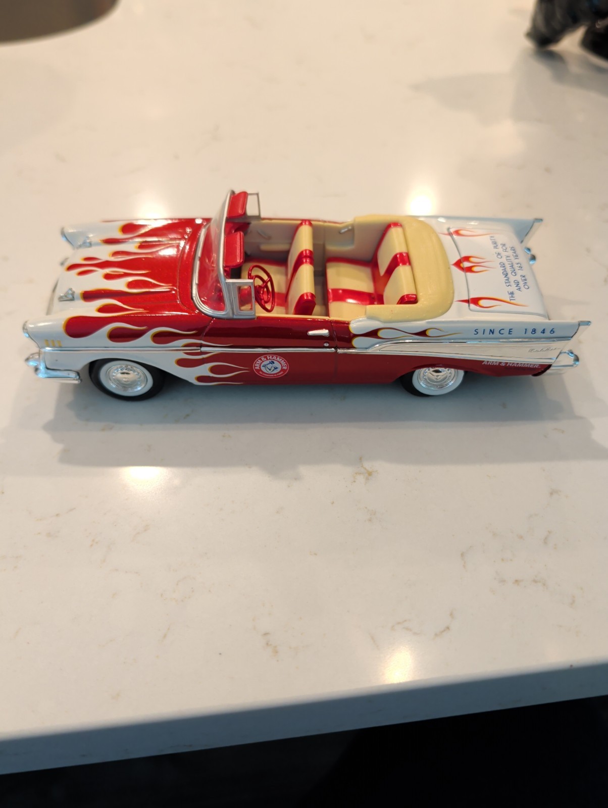 1957 Chevy Bel Air Arm And Hammer Die Cast Car Liberty Classics