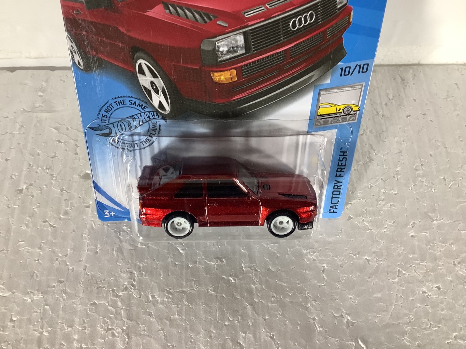 Hot Wheels 2020 Super Treasure Hunt Red ’84 AUDI Sport Quattro STH W/Protector