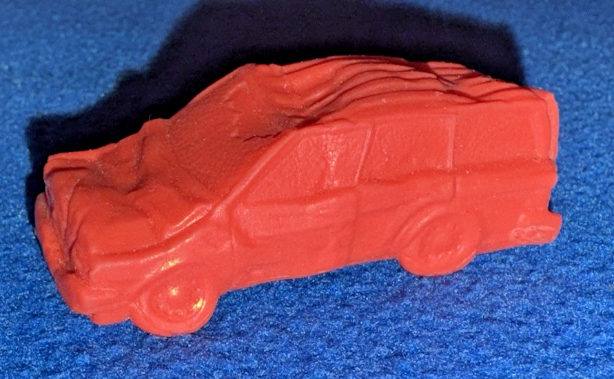 Hot Wheels Monster Jam Crash & Carry Arena Rubber Plastic Crushed Mini Van 2016