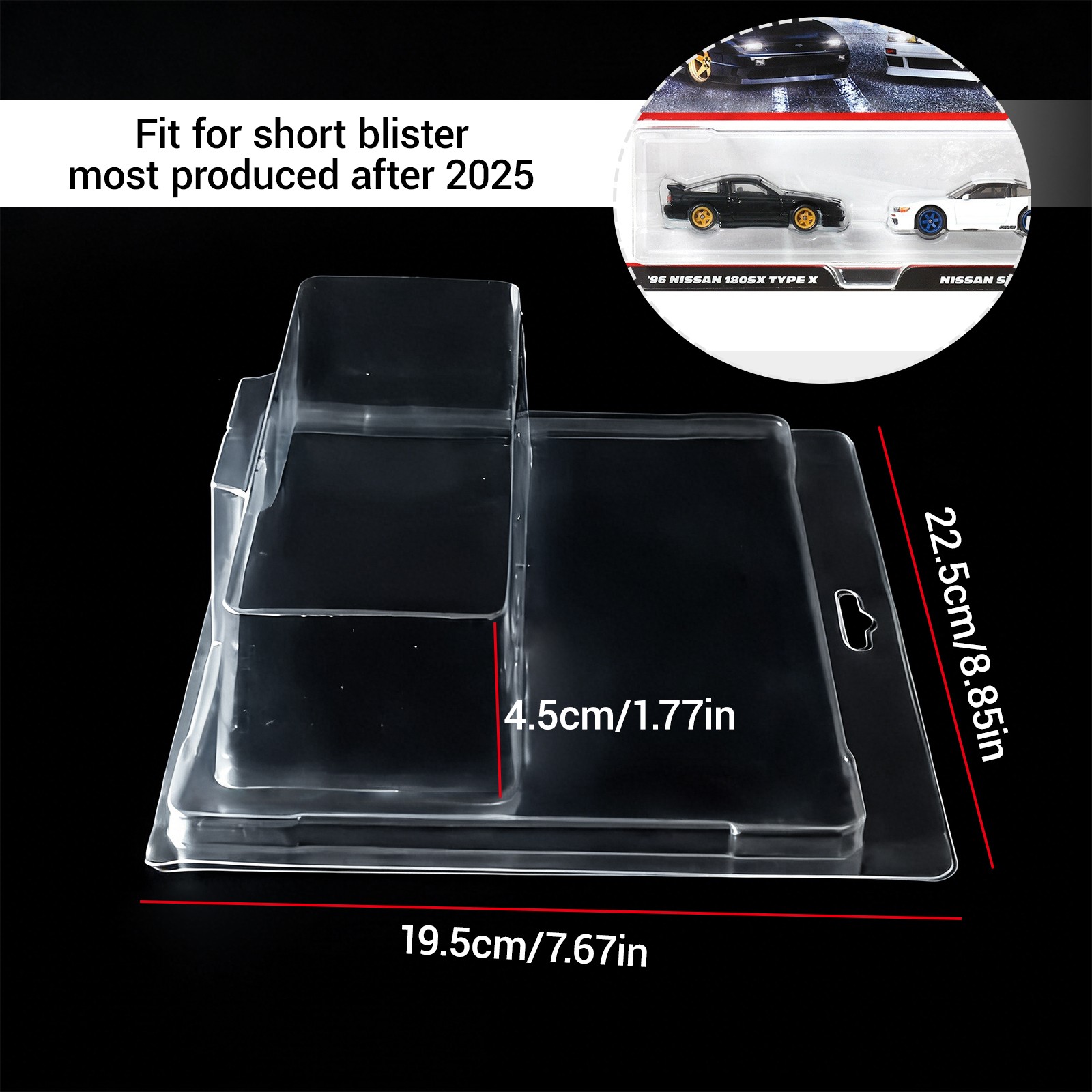 5-50Pcs Clear Protector Display Case For HW 2-Pack 2025 The New Series