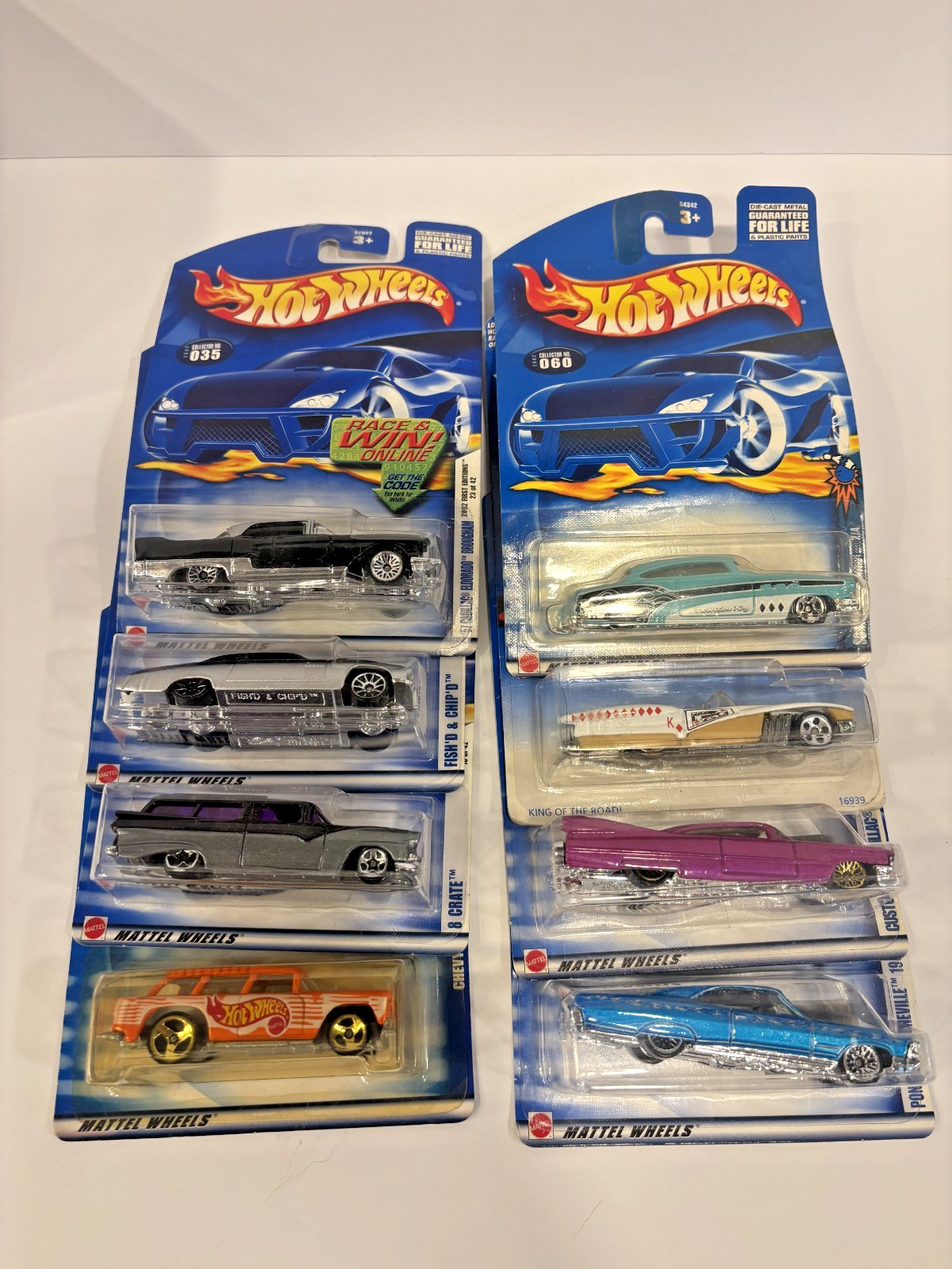 Hot Wheels 8 Car Lot Various Cars (2000-2003)