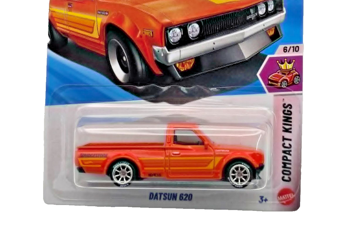 Hot Wheels Datsun 610 Truck Watanabe style wheels Real Riders wheel swap